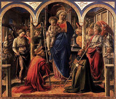Fra Filippo Lippi Barbadori Altarpiece oil painting picture